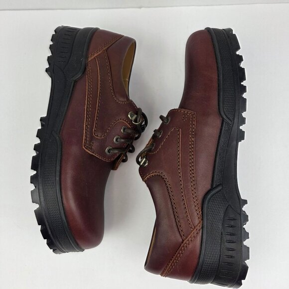 Birkenstock Footprints Men’s Memphis Oxford Leather Lace-Up Burgundy Size EU 41 main image 11